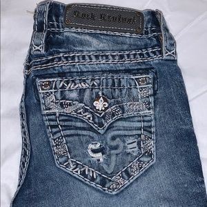 Rock Revival Jeans - Cropped Destructed - Size 26